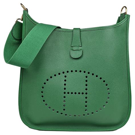 hermes crossbody h|authentic hermes evelyne bag.